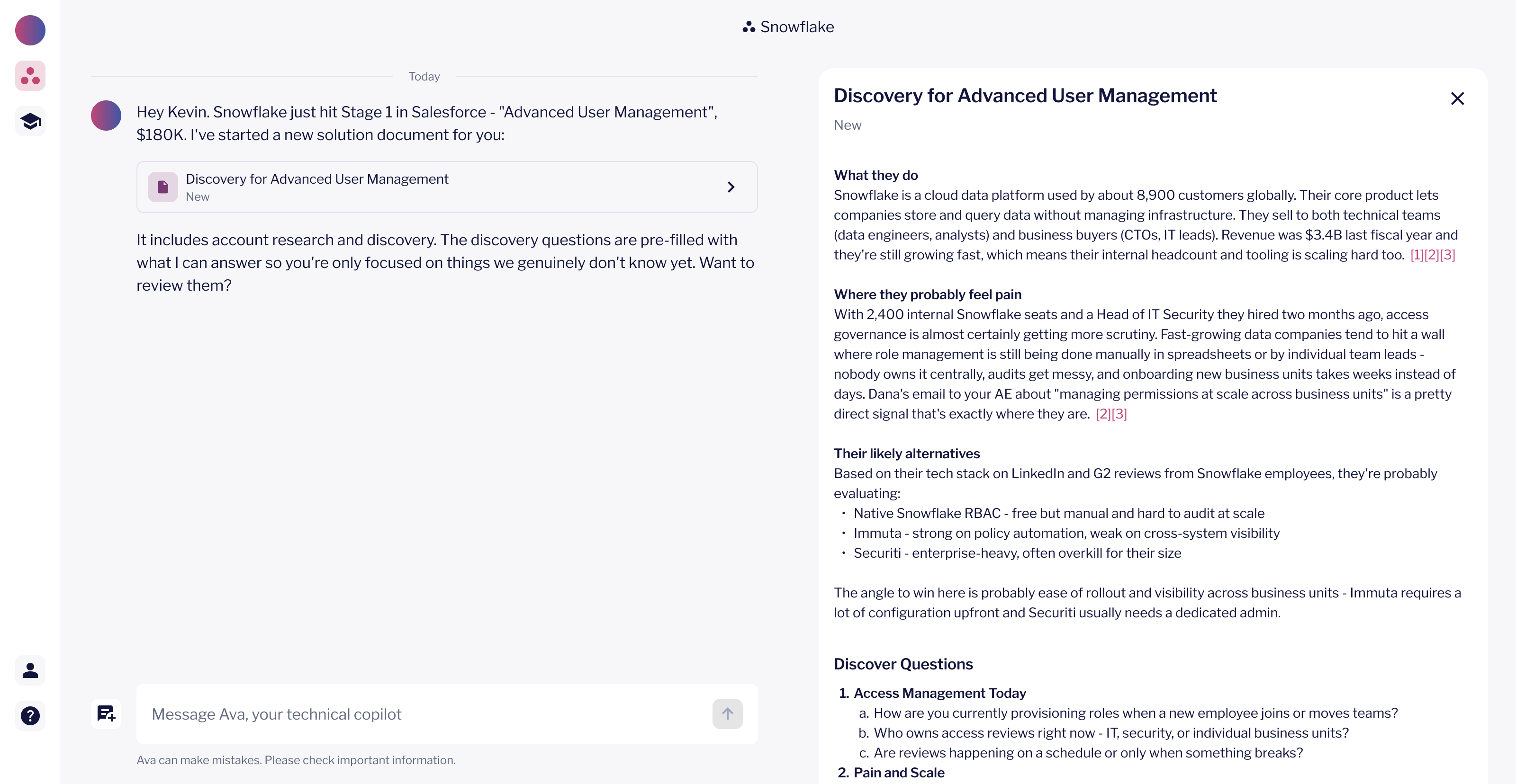 Iteration 2: discovery as a persistent artifact